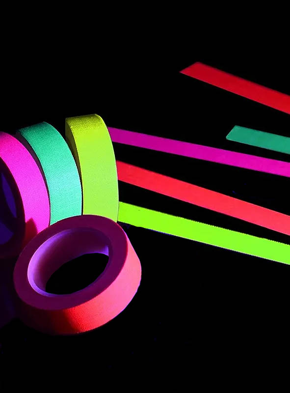 Neon Tape Klebeband 4er Set bei » Kostümpalast