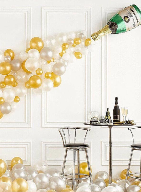 Champagne Bottle Balloons Party Decoration