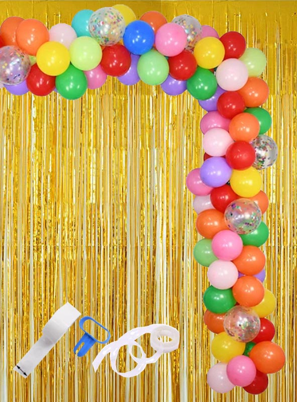 Colorful Balloon Chain Decoration