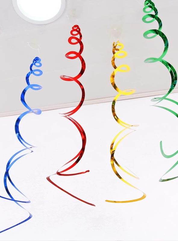 Whirls Ceiling Decor in Different Colours