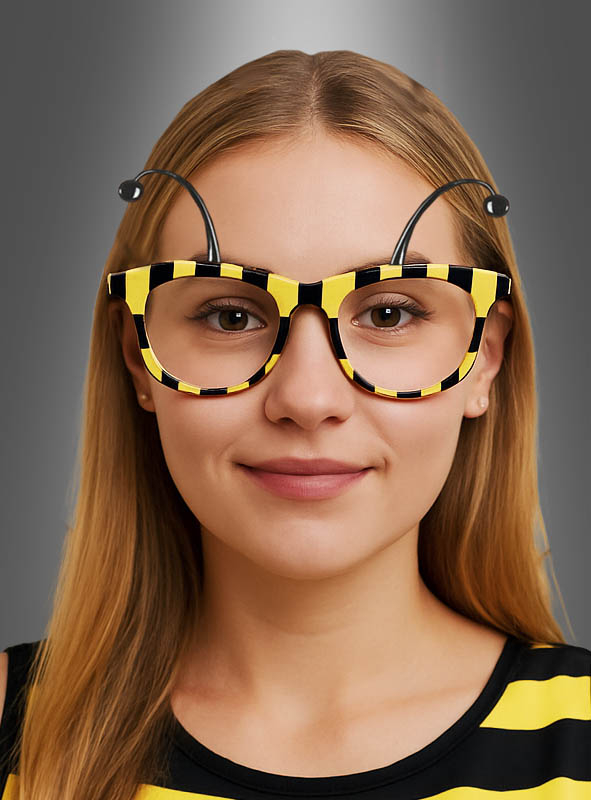 Glasses for bee yellow black