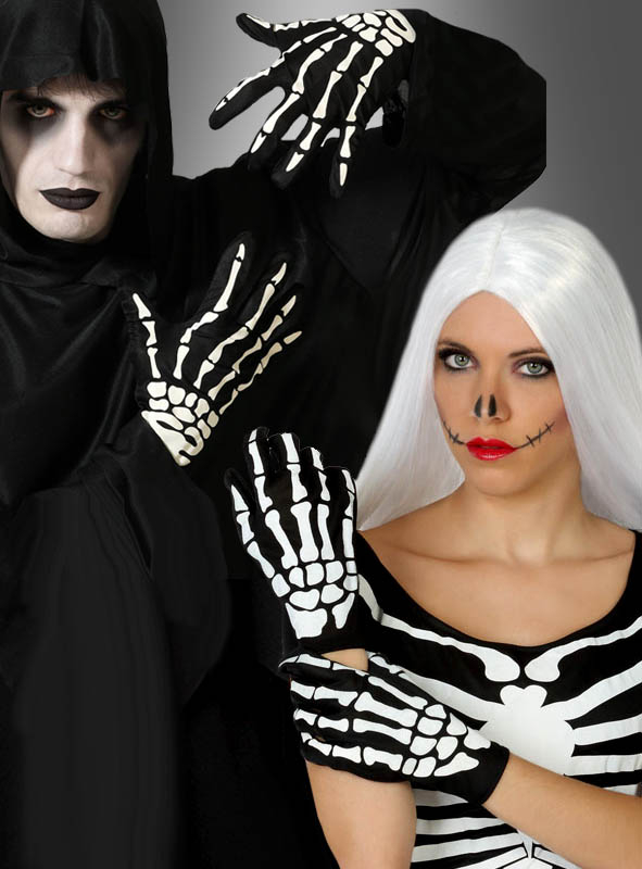 Totenkopf-Rock für Damen Día de los Muertos Halloween-Accessoire  schwarz-weiss , günstige Faschings Accessoires & Zubehör bei Karneval  Megastore