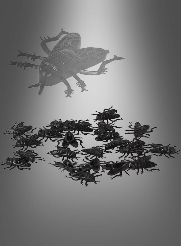 Halloween Deko 24 Fliegen Insekten