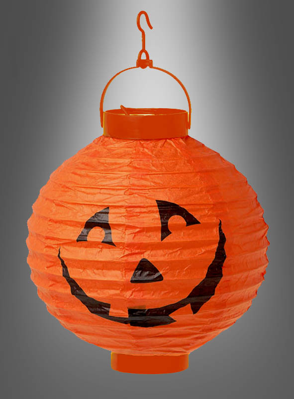 Pumpkin Lantern with LED orange