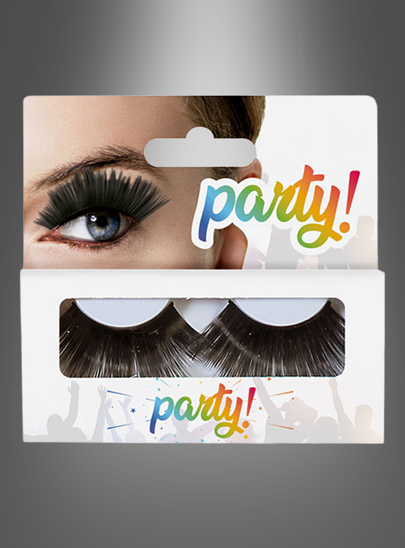 Long eyelashes black