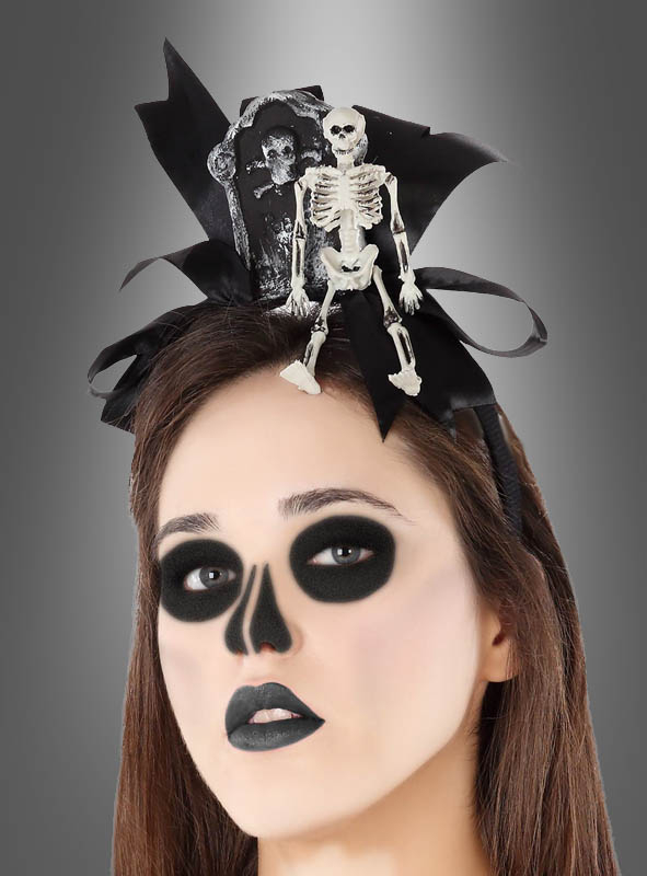 Halloween skeleton headband