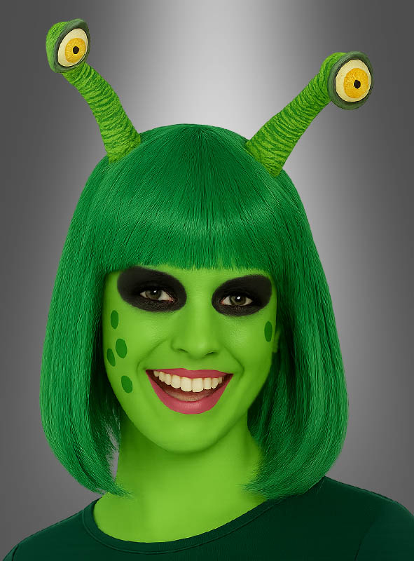 Alien Augen mit Haargummi
