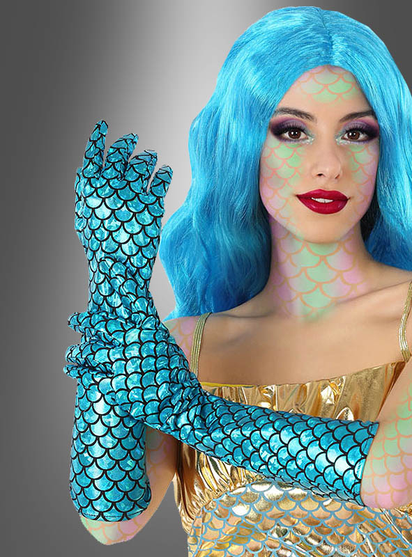 Mermaid gloves