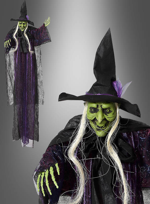 Green Witch hanging Decoration 130 cm