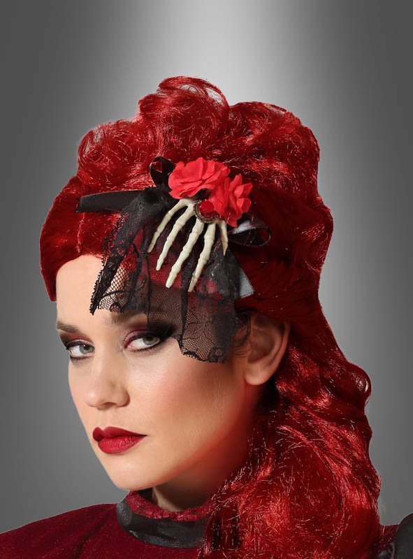 Halloween hair clip Day of the Dead