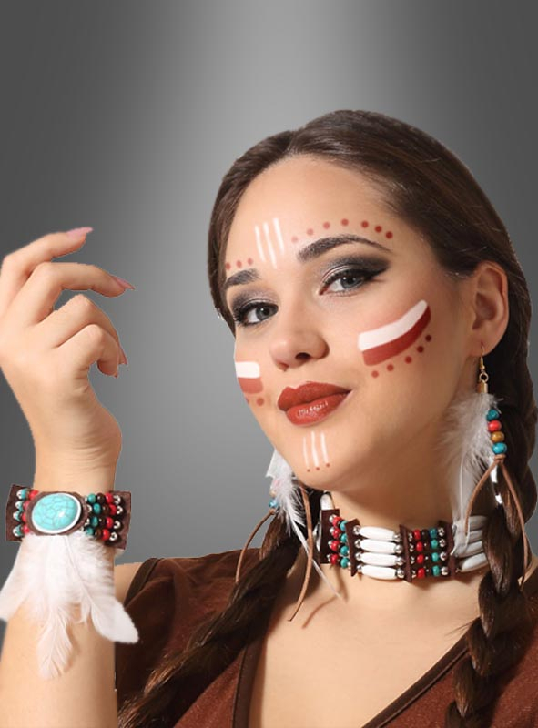 Indian Feather 4 Pieces Jewelry Set