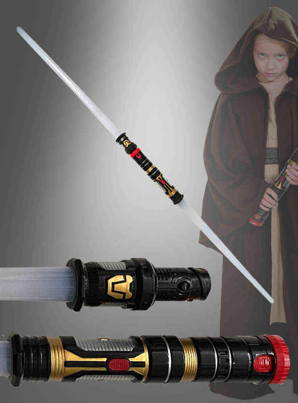 Space saber double blade with sound & light 140cm