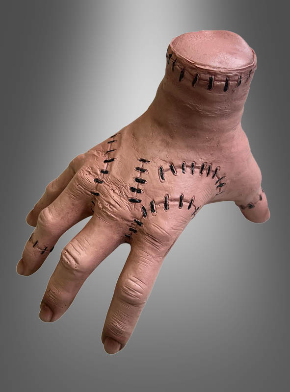 Halloween hand with seams
