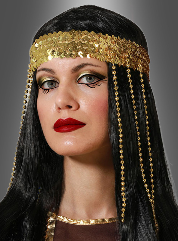 Goldener Pailletten Kopfschmuck