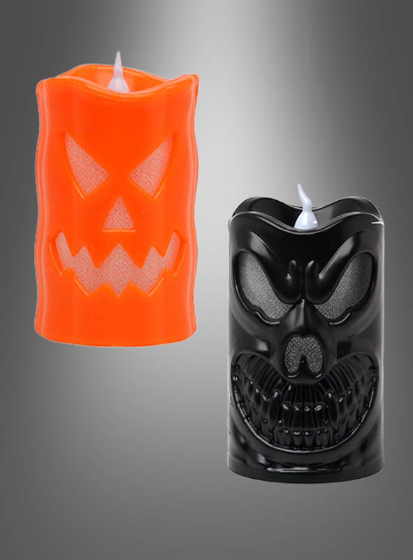 Halloween LED Kerze 10x6cm