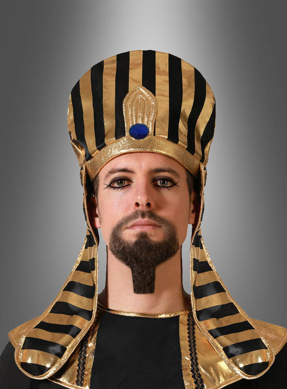 Pharaoh headdress black gold
