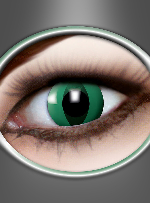 3 Month Contact Lenses Anaconda green