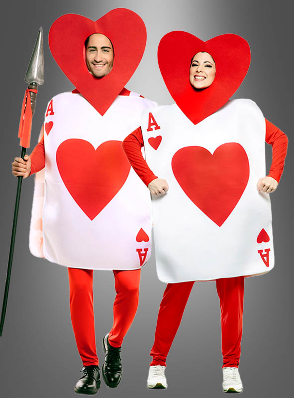 Playing Card Costume Ace of Hearts Unisex