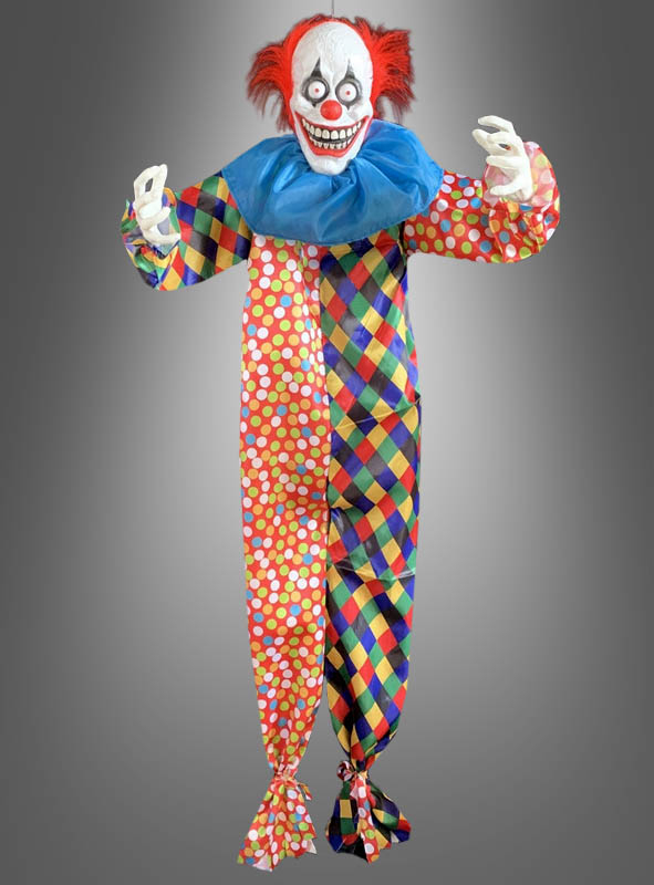 Lachender Clown mit Licht & Sound 160cm