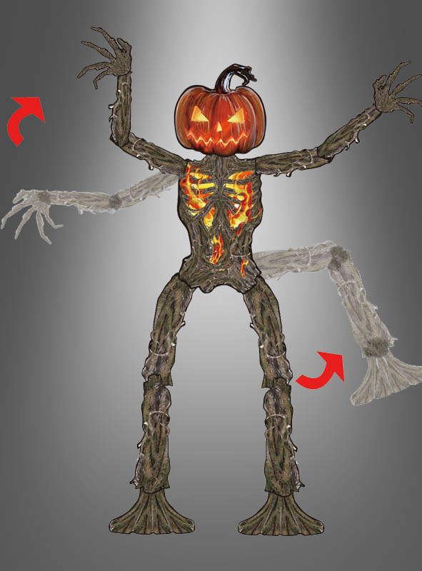 Pumpkin Man Halloween Wall Decoration 88cm