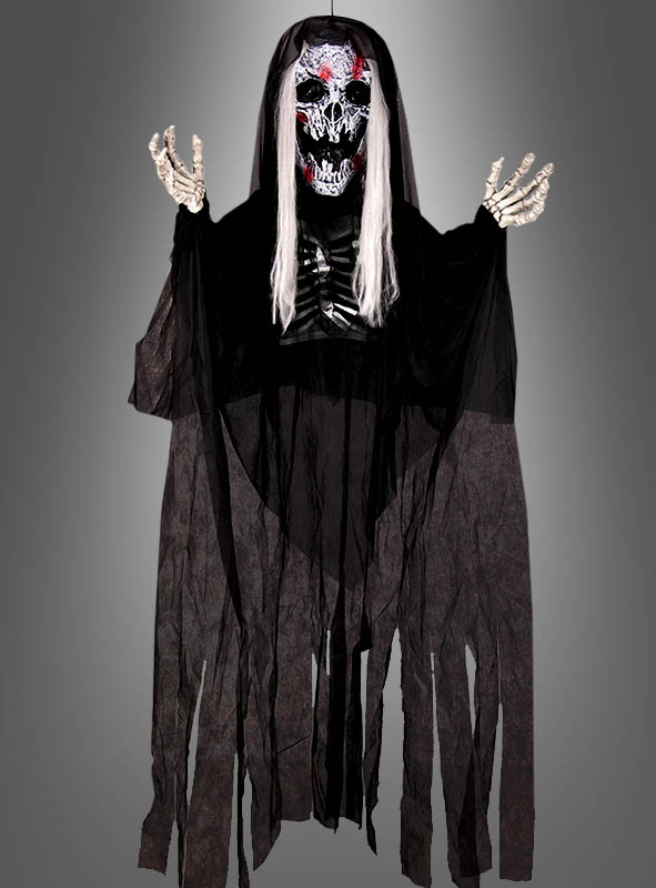 Hängender Reaper mit LED Augen grau » Kostümpalast
