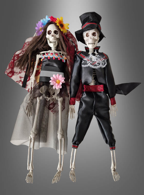 Skeleton Bride or Groom Halloween Deko 42cm
