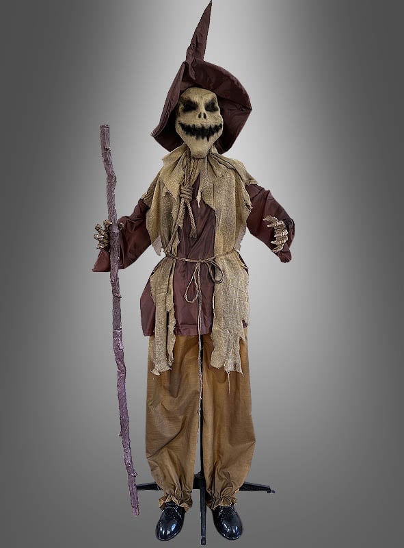 Animated laughing Scarecrow 183cm Halloween