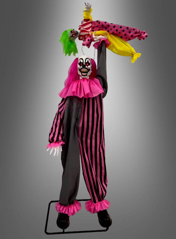 Clown animiert 210cm mit Puppe