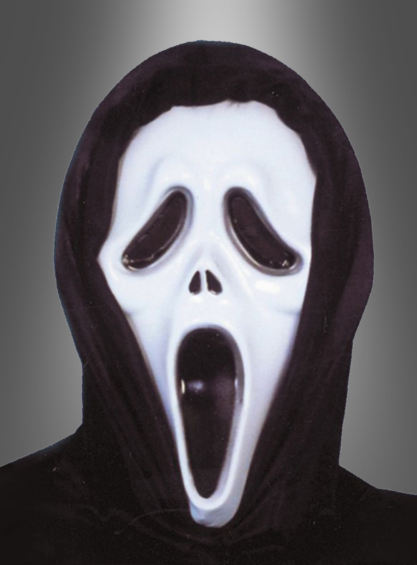 Hooded killer mask made from PVC