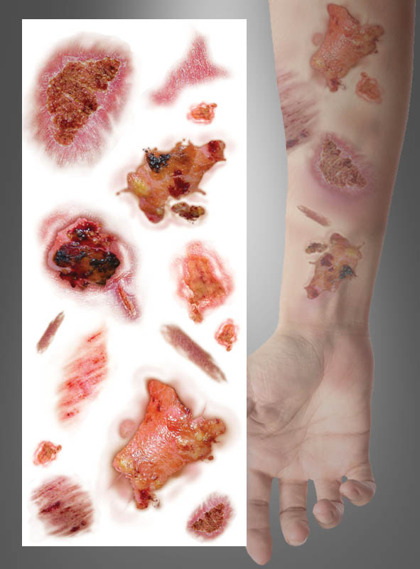 Infected Wounds Tattoo Halloween