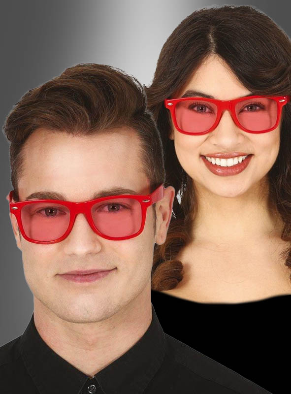 Rote Partybrille für coole Kostüme