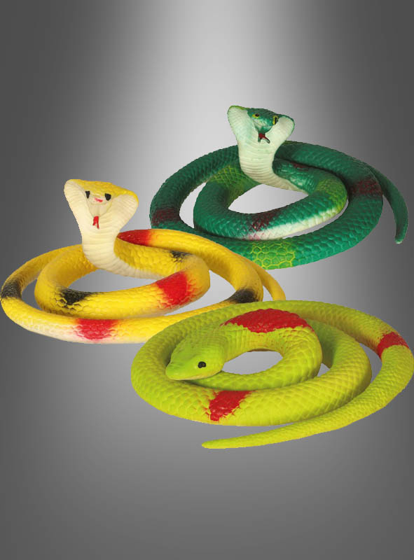 Poisonous rubber snake 70 cm