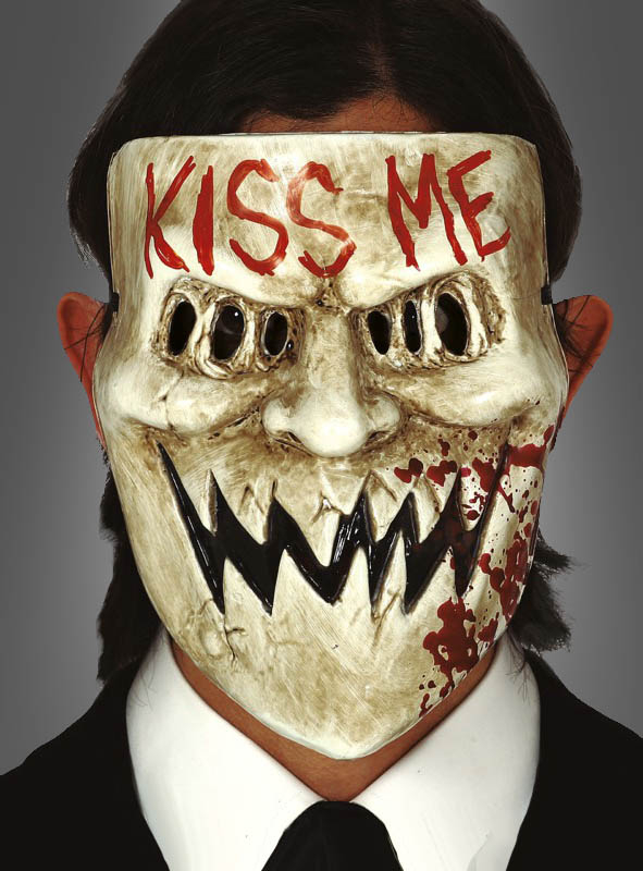 Halloween Horror Maske "Kiss Me"