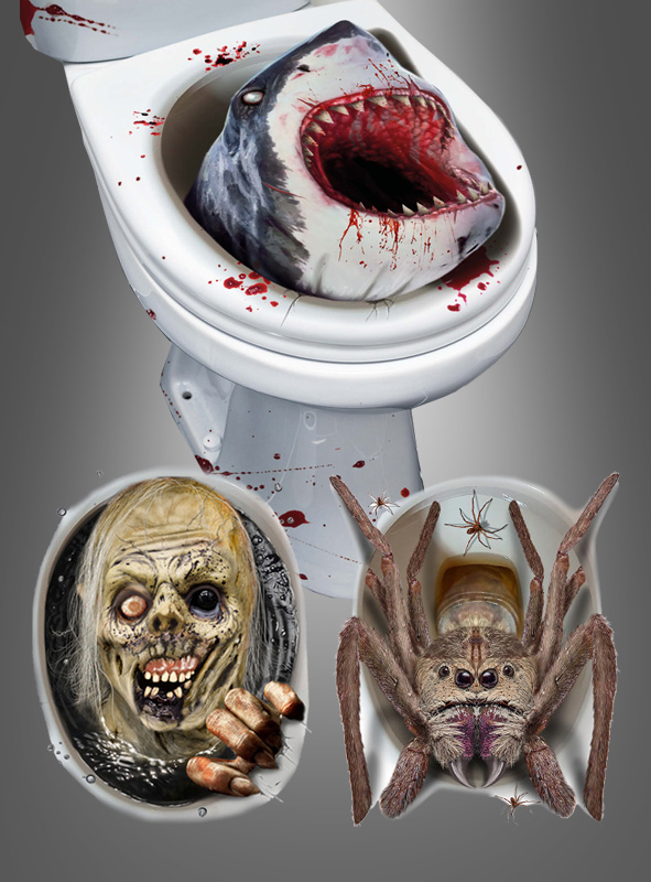Halloween Toilet Lid Sticker