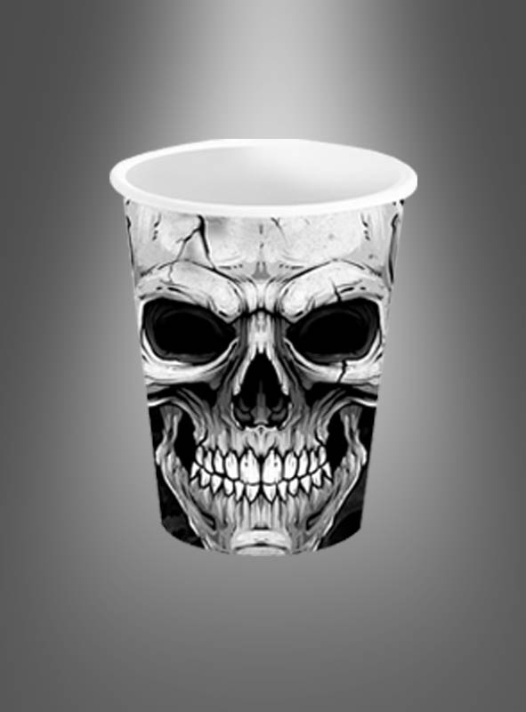 6 pcs Halloween skull drinking cup 240 ml