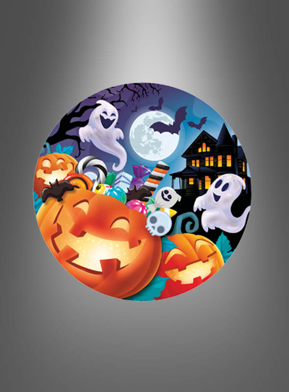 6 pcs cute Halloween plates 23 cm