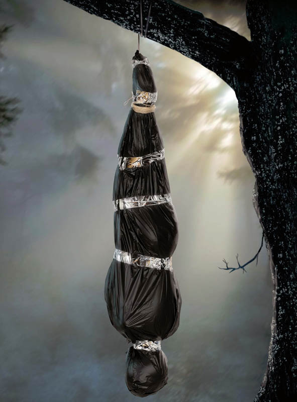 Inflatable corpse in body bag 178cm