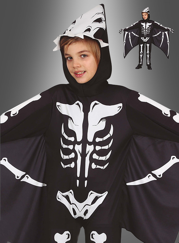 Skeleton dinosaur costume for children