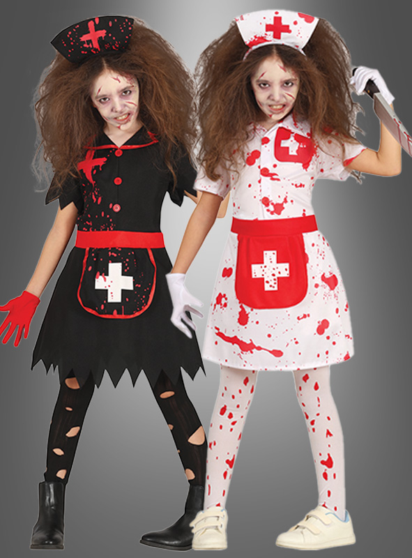 Zombie Krankenschwester Kostüm für Kinder