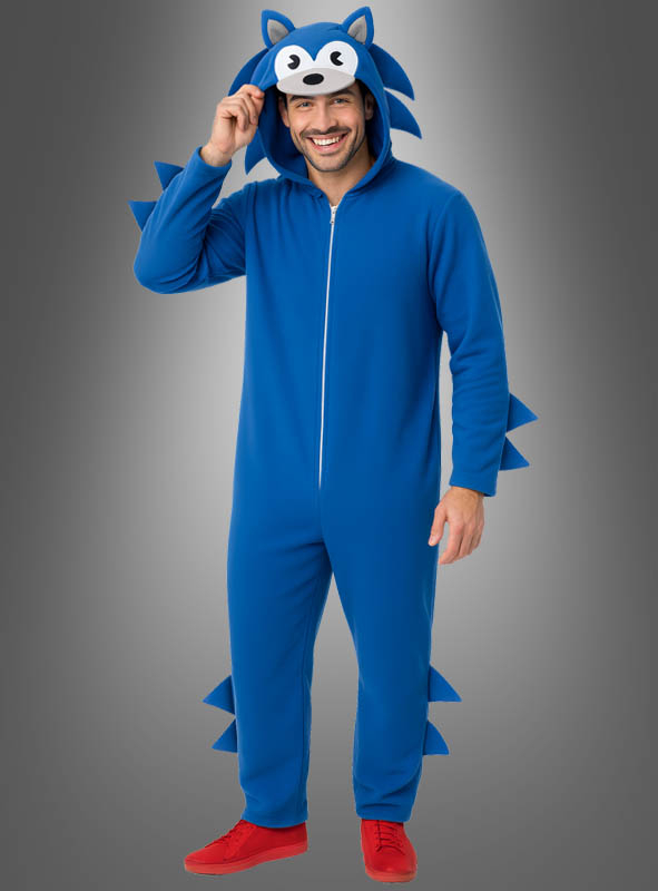 Blue Video Game Hero Jumpsuit for Adults