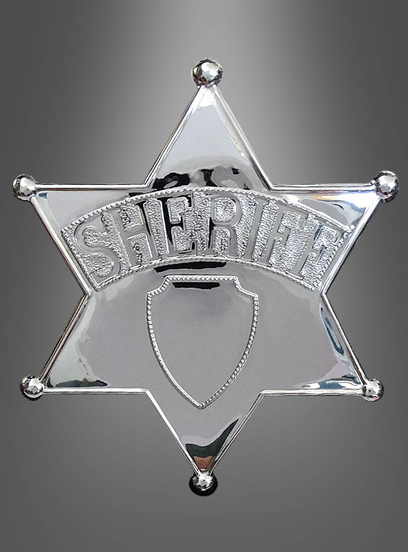 Sheriff Stern silber Cowboy