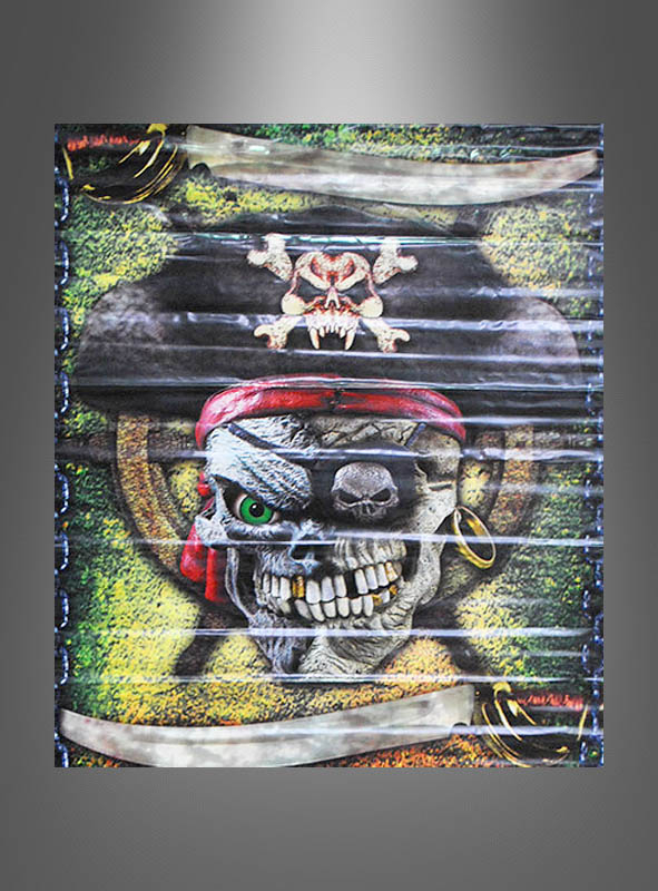 Coloured Pirate Banner 120x55cm