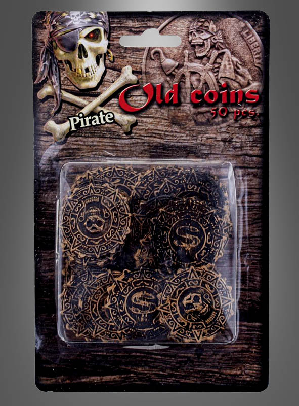 Pirate Treasure Antique Coins 50 pcs