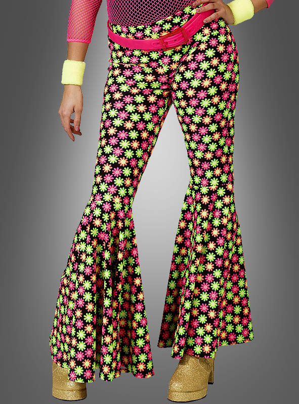 Deluxe Flare Pants with Flowers