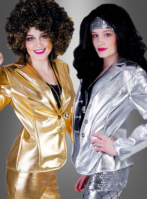 Disco Fever Metallic Jacket gold or silver