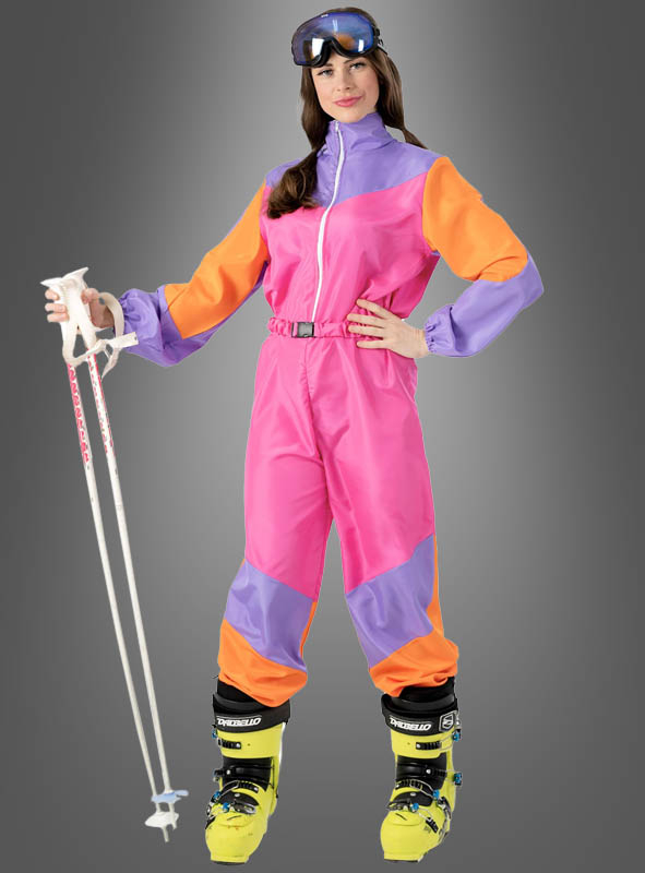 Cool Ski Suit 80s Design pink