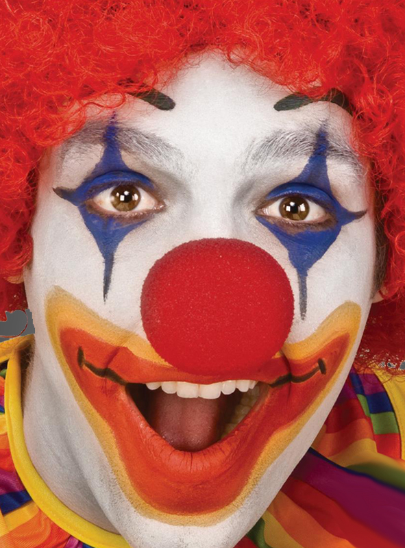 Clownnase Schaumstoff rot