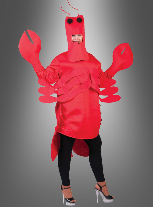 M/L Hummer Kostüm für Erwachsene Herrenkostüm Tierkostüm Krabbe Krebs rot Gr 
