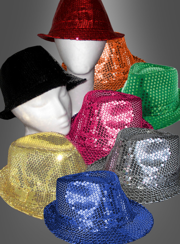 Sequin glitter hat trilby