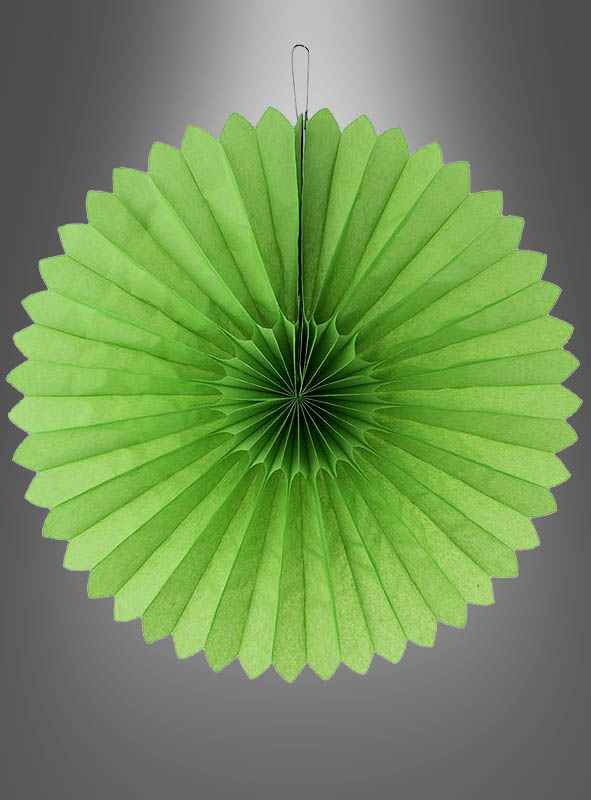 Paper Fans 56cm green Decoration